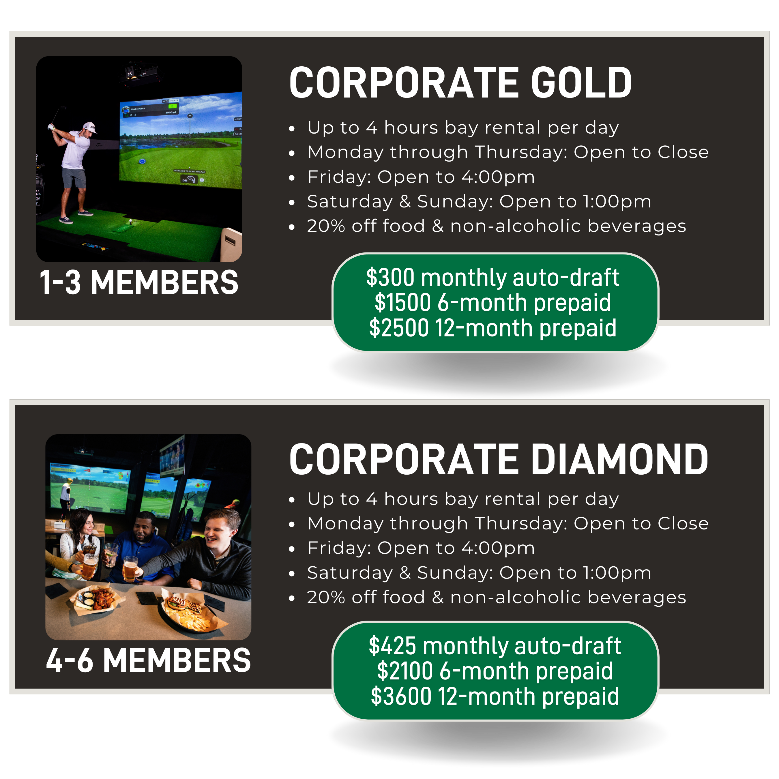 Corporate Memeberships Web Graphic